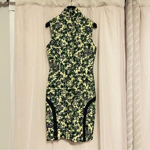 Shanghai Tang Green Silk Cheongsam size 6 dress